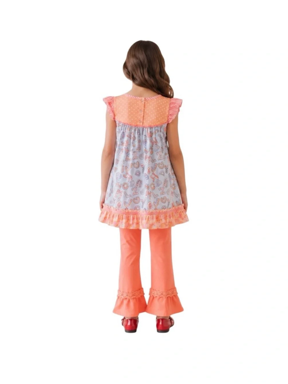 Whimsical Matilda Jane Alphabet Parade Tunic Girls Size 14Y NWOT - Picture 3 of 6